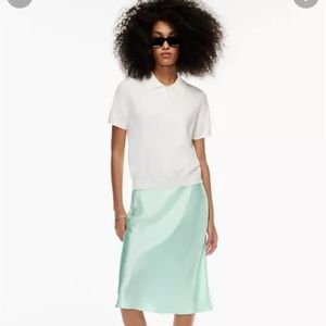 Aritzia Midi slip skirt NWT
